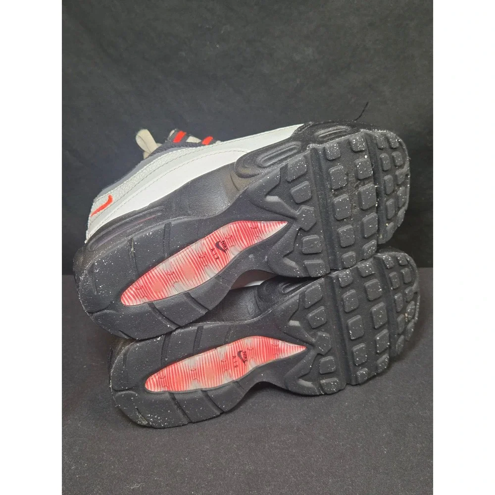 Nike Air Max 95‎ Recraft Kids Sneakers Black Grey Red CJ3908-101 Size 10C
